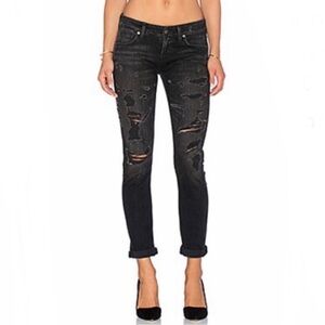 AGOLDE Jeans Chloé Low Rise Slim Liverpool distressed Jeans size: 26